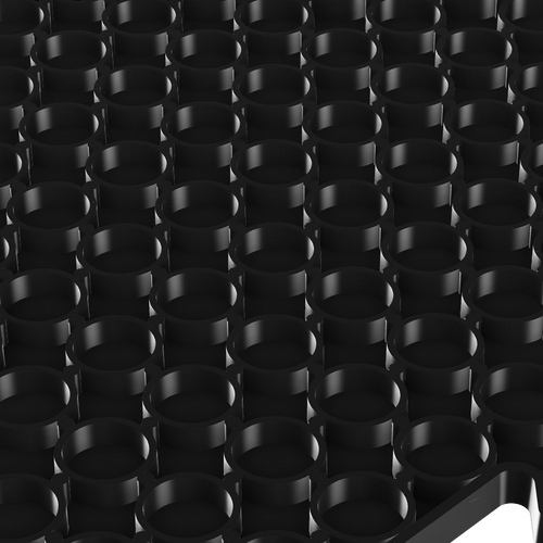 Support structure for the underside of the IBRAN-G Garage Tile